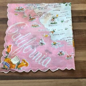 Vintage California handkerchief